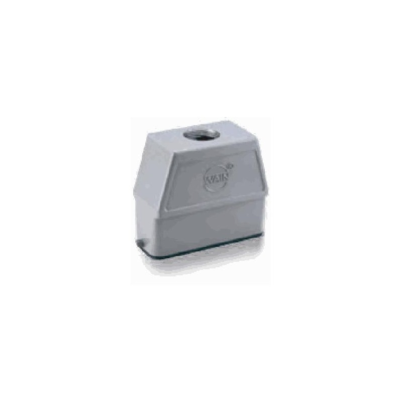 Capot 16A, Aluminium moulé sous pression, Alliage de zinc moulé, IP65, Sortie verticale, PG21